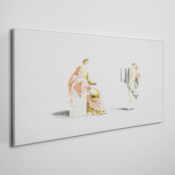 Obraz Canvas Rozmowa z aniołem