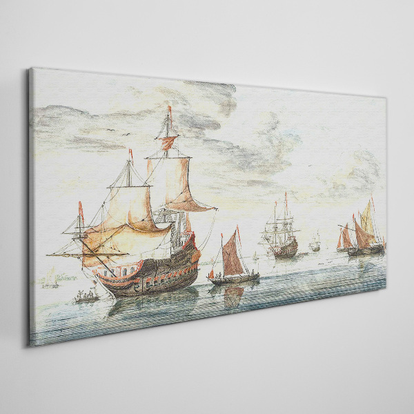 Obraz Canvas Rejs historycznych żaglowców