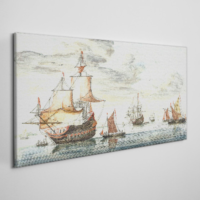 Obraz Canvas Rejs historycznych żaglowców