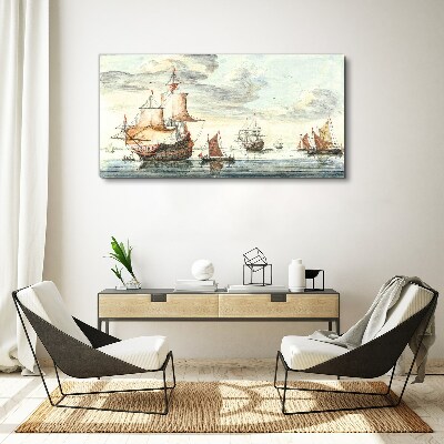 Obraz Canvas Rejs historycznych żaglowców