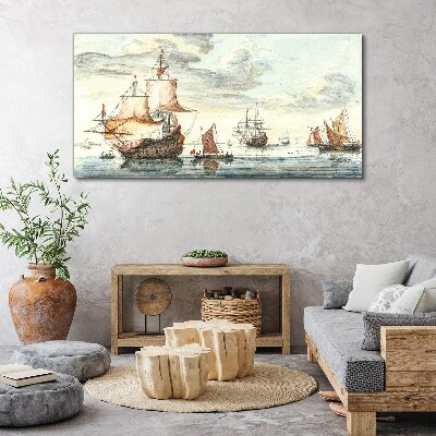 Obraz Canvas Rejs historycznych żaglowców