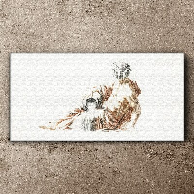 Obraz Canvas Mitologiczny mężczyzna z dzbanem