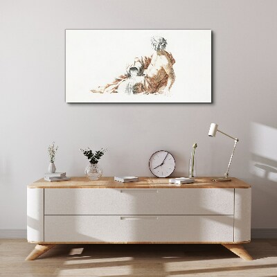 Obraz Canvas Mitologiczny mężczyzna z dzbanem