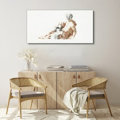 Obraz Canvas Mitologiczny mężczyzna z dzbanem