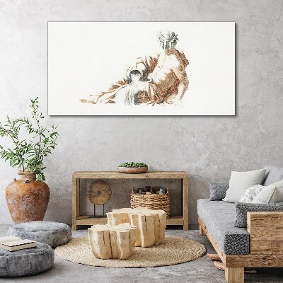 Obraz Canvas Mitologiczny mężczyzna z dzbanem