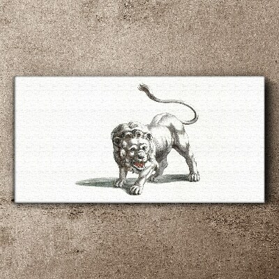 Obraz Canvas Lion in Motion