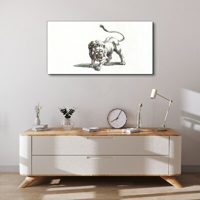 Obraz Canvas Lion in Motion