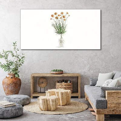 Obraz Canvas Kwiaty z korzeniami