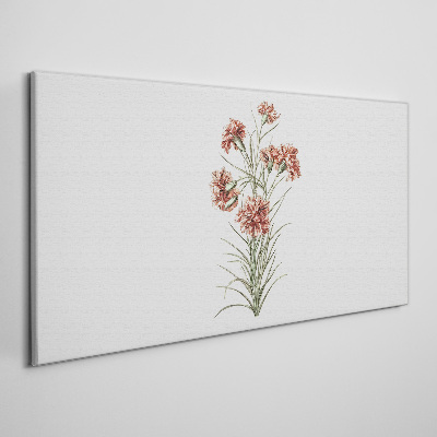 Obraz Canvas Kwiaty w delikatnych odcieniach różu