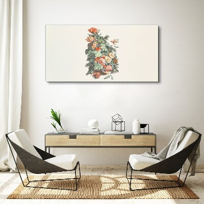 Obraz Canvas Kwiatowa kompozycja w wazonie