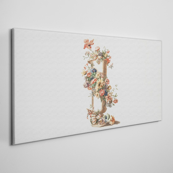 Obraz Canvas Kwiatowy wazon z motywem natury