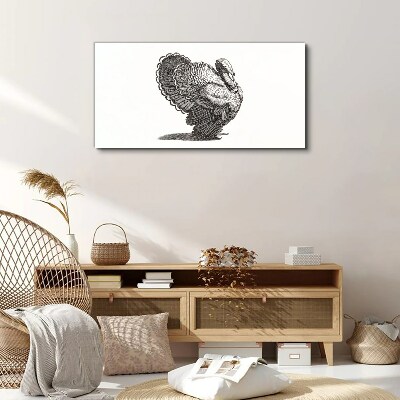 Obraz Canvas Rysunek Zwierzę Ptak Turcja
