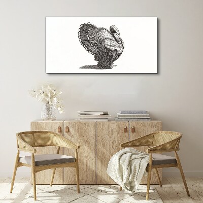 Obraz Canvas Rysunek Zwierzę Ptak Turcja