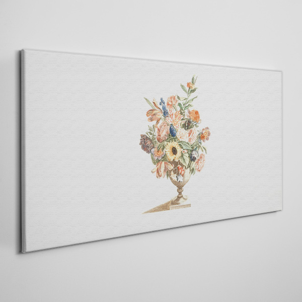 Obraz Canvas Wazon z Kwiatami