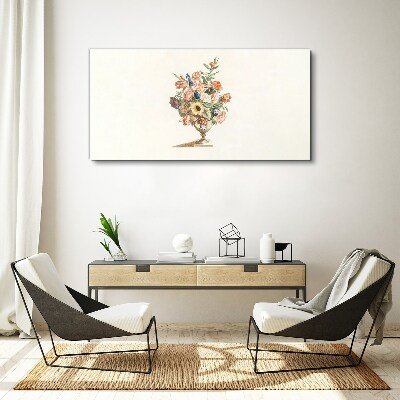 Obraz Canvas Wazon z Kwiatami