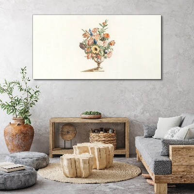 Obraz Canvas Wazon z Kwiatami