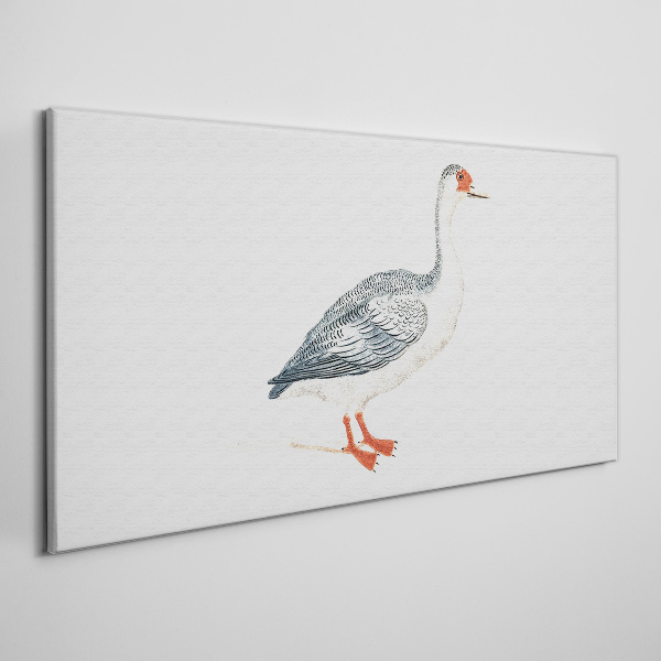 Obraz Canvas Gęś w delikatnych odcieniach