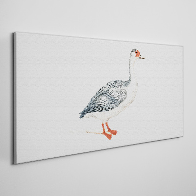 Obraz Canvas Gęś w delikatnych odcieniach