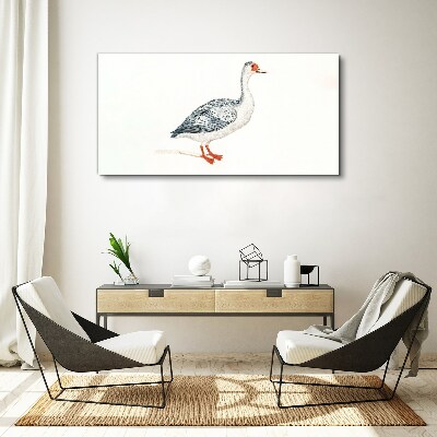 Obraz Canvas Gęś w delikatnych odcieniach