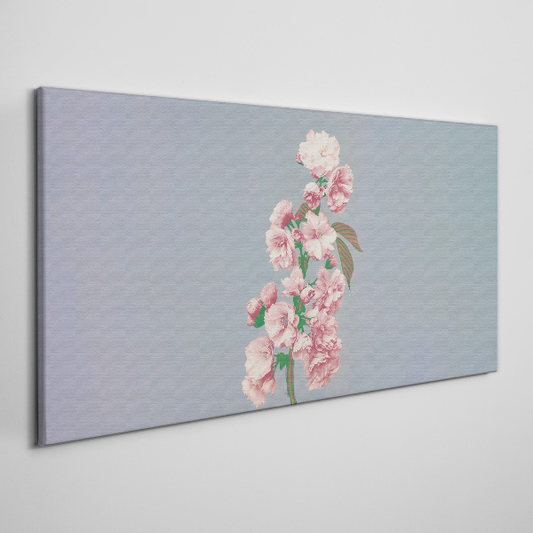 Obraz Canvas Kwiatowy pejzaż w pastelowych odcieniach