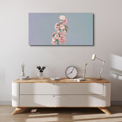 Obraz Canvas Kwiatowy pejzaż w pastelowych odcieniach