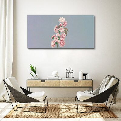 Obraz Canvas Kwiatowy pejzaż w pastelowych odcieniach