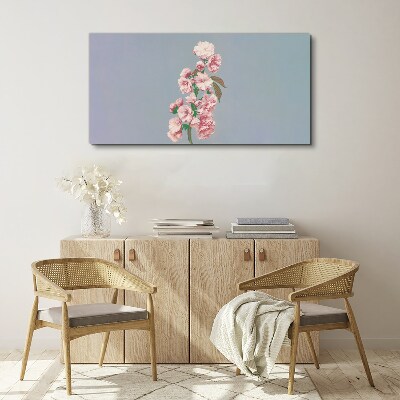 Obraz Canvas Kwiatowy pejzaż w pastelowych odcieniach