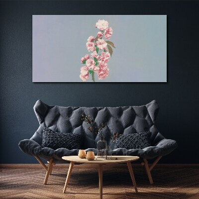 Obraz Canvas Kwiatowy pejzaż w pastelowych odcieniach