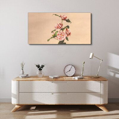 Obraz Canvas Kwiatowy motyw w delikatnych odcieniach