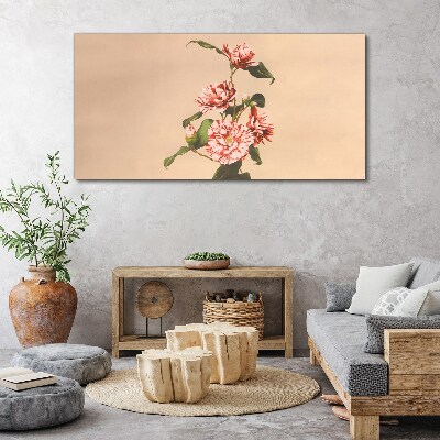 Obraz Canvas Kwiatowy motyw w delikatnych odcieniach