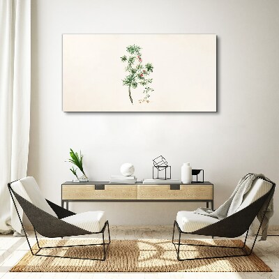 Obraz Canvas Delikatna roślinność w pastelowych kolorach