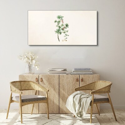 Obraz Canvas Delikatna roślinność w pastelowych kolorach