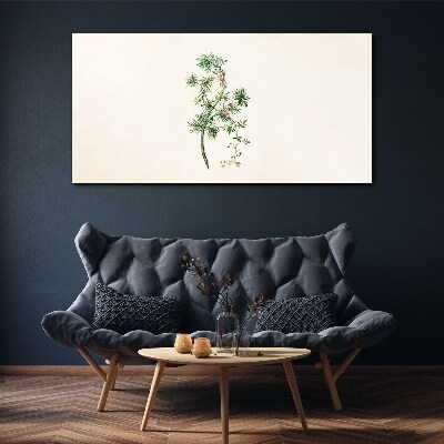 Obraz Canvas Delikatna roślinność w pastelowych kolorach