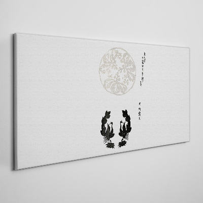 Obraz Canvas Równowaga natury w monochromie