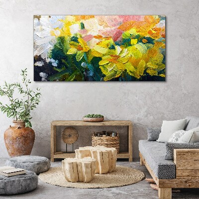 Obraz Canvas abstrakcja kwiaty