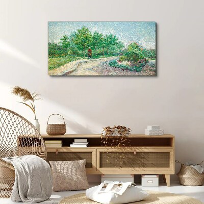 Obraz Canvas Letni spacer w ogrodzie