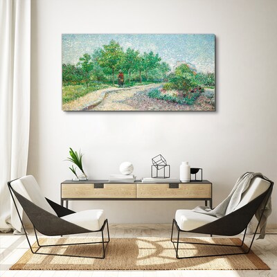 Obraz Canvas Letni spacer w ogrodzie