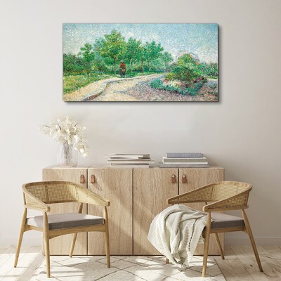 Obraz Canvas Letni spacer w ogrodzie