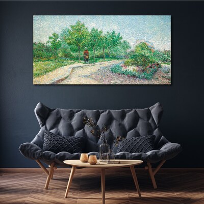 Obraz Canvas Letni spacer w ogrodzie