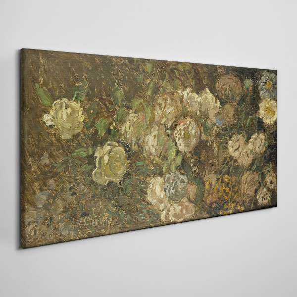 Obraz Canvas Abstrakcja Kwiaty Monet