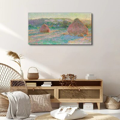 Obraz na Płótnie stogi siana Monet