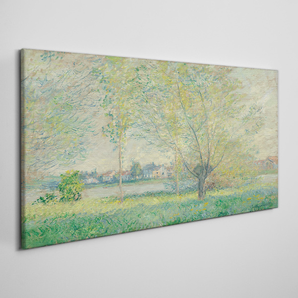 Obraz Canvas Nowoczesny Willows Monet