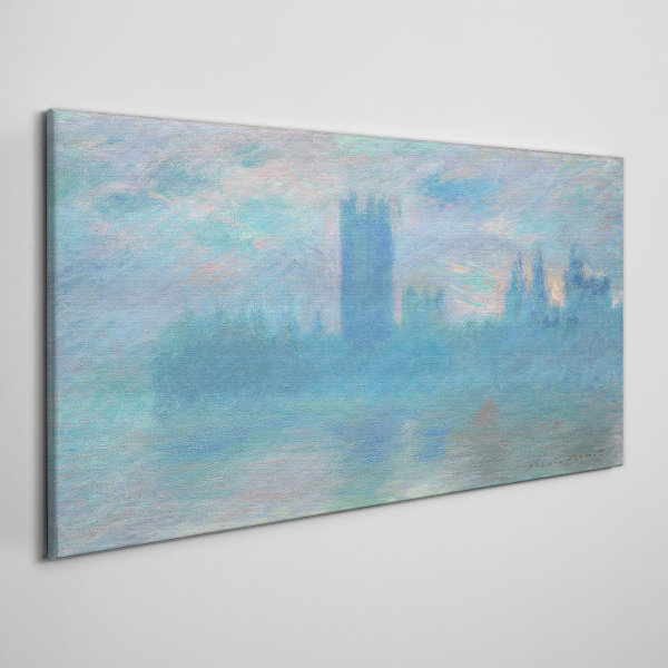 Obraz Canvas Zamglony Londyn o poranku