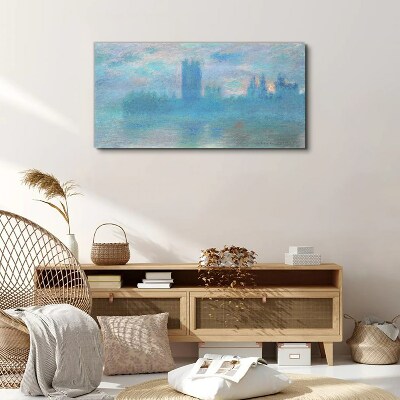 Obraz Canvas Zamglony Londyn o poranku