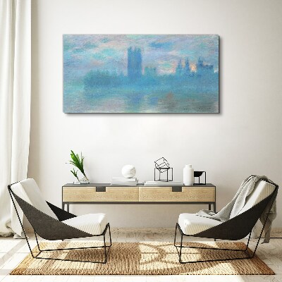 Obraz Canvas Zamglony Londyn o poranku