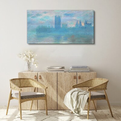 Obraz Canvas Zamglony Londyn o poranku
