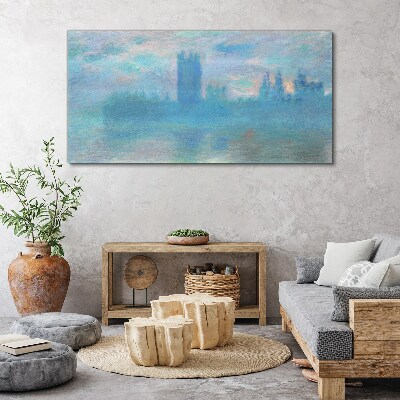 Obraz Canvas Zamglony Londyn o poranku