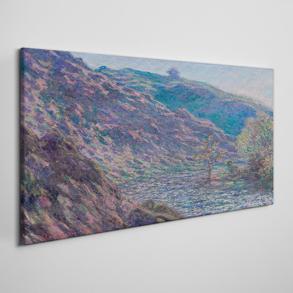 Obraz Canvas Fioletowe Wzgórza o Świcie