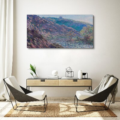 Obraz Canvas Fioletowe Wzgórza o Świcie