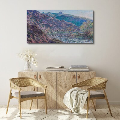 Obraz Canvas Fioletowe Wzgórza o Świcie